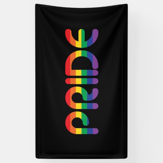 Rainbow Pride-ballonbrieven Spandoek (Verticaal)