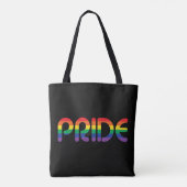Rainbow Pride-ballonbrieven Tote Bag (Achterkant)