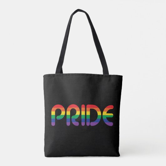 Rainbow Pride-ballonbrieven Tote Bag (Achterkant)
