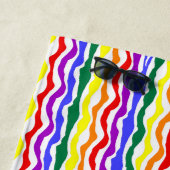 Rainbow Pride Beach Towel Strandlaken (In situ)