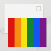 Rainbow Pride Briefkaart (Voorkant / Achterkant)