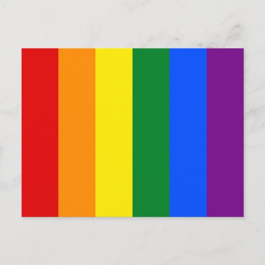 Rainbow Pride Briefkaart (Voorkant)