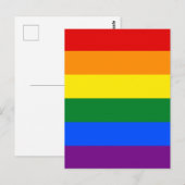 Rainbow Pride Briefkaart (Voorkant / Achterkant)