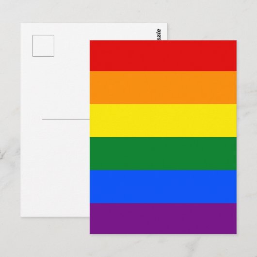Rainbow Pride Briefkaart (Voorkant / Achterkant)