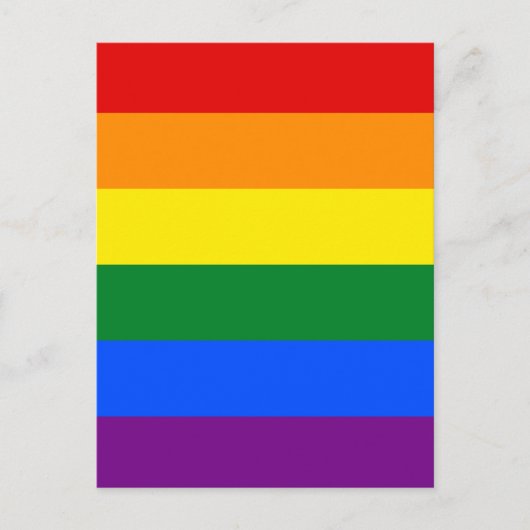 Rainbow Pride Briefkaart (Voorkant)