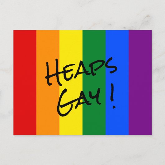 Rainbow Pride Briefkaart (Voorkant)