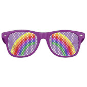 Rainbow Pride-bril Retro Zonnebril (Voorkant)