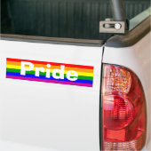 Rainbow Pride Bumpersticker (Op Truck)