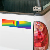 Rainbow Pride-Bumpersticker, zelfgekozen cadeaus Bumpersticker (Op Truck)