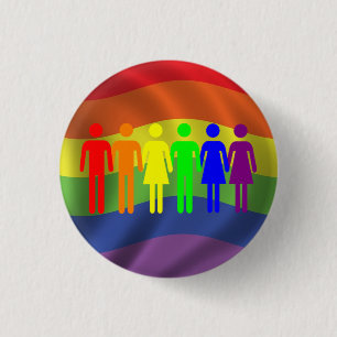 Rainbow Pride Button