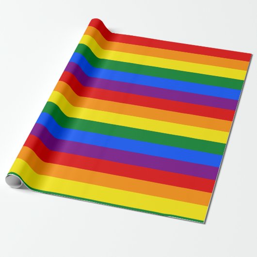 Rainbow Pride Cadeaupapier (Uitgerold)