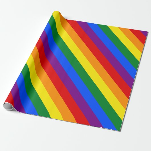 Rainbow Pride Cadeaupapier (Uitgerold)