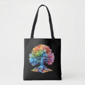 Rainbow pride canvas tas (Voorkant)