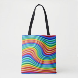 Rainbow Pride Canvas tas. Tote Bag