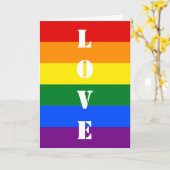 Rainbow Pride Card Kaart (Gele Bloem)