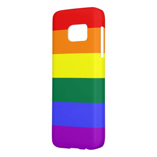 Rainbow Pride Case-Mate Samsung Galaxy Hoesje (Achterkant Links)