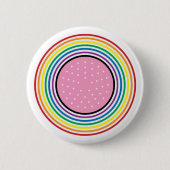 Rainbow Pride Circular Button - Amerikaanse vlag I (Voorkant)