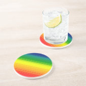 Rainbow Pride Colors, Sandstone Onderzetters (Zijkant)