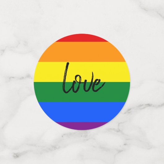 Rainbow Pride Confetti (Kleine voorkant)