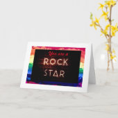 Rainbow Pride Couples' 5" x 7" Jubileum Kaart (Gele Bloem)