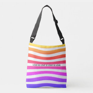 Rainbow Pride Crossbody Bag Crossbody Tas
