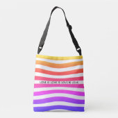 Rainbow Pride Crossbody Bag Tas (Achterkant)
