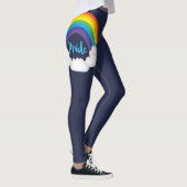 Rainbow Pride Deep Blue Parade Leggings (Rechts)