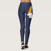 Rainbow Pride Deep Blue Parade Leggings (Achterkant)