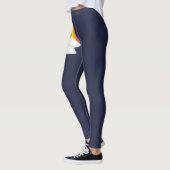 Rainbow Pride Deep Blue Parade Leggings (Links)