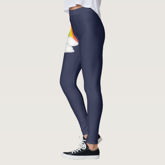 Rainbow Pride Deep Blue Parade Leggings (Links)