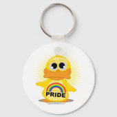 Rainbow Pride Duck Sleutelhanger (Voorkant)