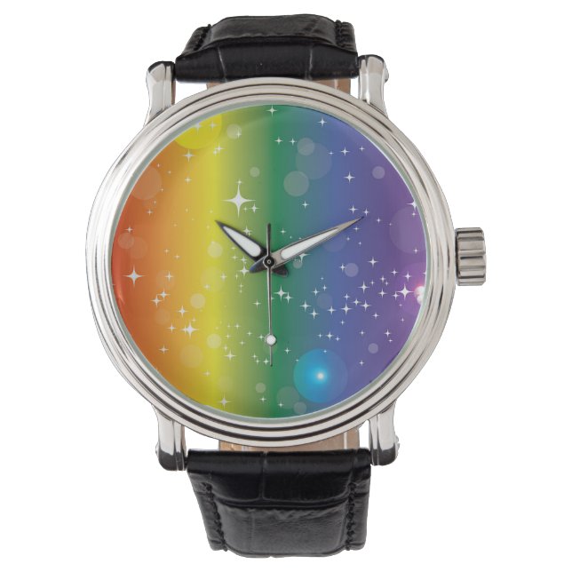 Rainbow Pride eWatch Horloge (Voorkant)