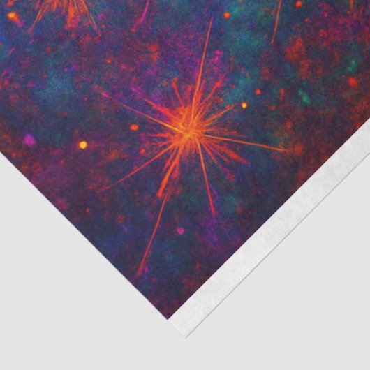 Rainbow Pride Explosion Decoupage Papier (Detail)