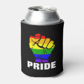 Rainbow Pride Fist Blikjeskoeler (Blikje Voorkant)
