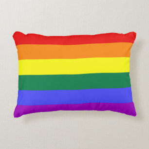 Rainbow Pride Flag Accent Kussen