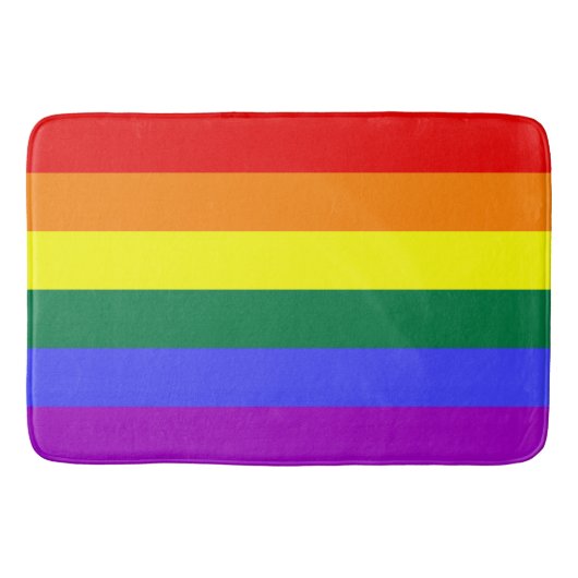 Rainbow Pride Flag Badmat (Voorkant)