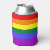 Rainbow Pride Flag Blikjeskoeler (Blikje Voorkant)