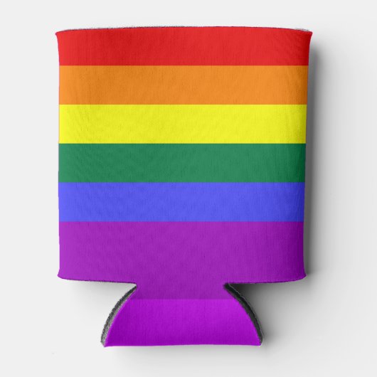 Rainbow Pride Flag Blikjeskoeler (Voorkant)