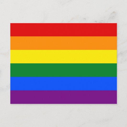 Rainbow Pride Flag Briefkaart (Voorkant)