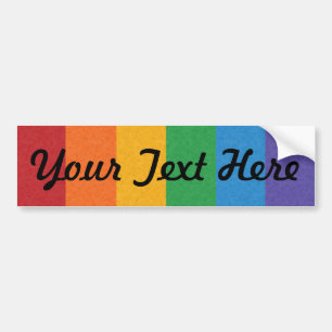 Rainbow Pride Flag Bumpersticker