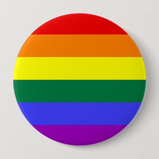 Rainbow Pride Flag Button (Voorkant)