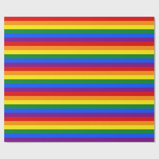 Rainbow Pride Flag Cadeaupapier (Vlak)