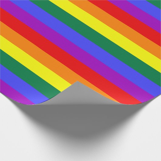 Rainbow Pride Flag Cadeaupapier (Hoek)