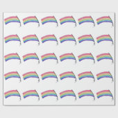 Rainbow Pride Flag Cadeaupapier (Vlak)