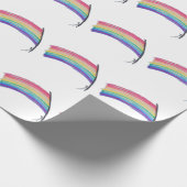 Rainbow Pride Flag Cadeaupapier (Hoek)