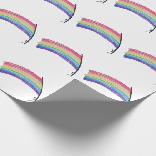 Rainbow Pride Flag Cadeaupapier (Hoek)