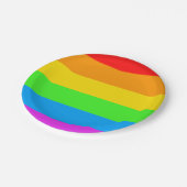 Rainbow Pride Flag Celebration Paper Borden Papieren Bordje (Gekanteld)