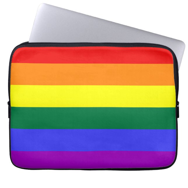 Rainbow Pride Flag Electronics Sleeve (Voorkant)
