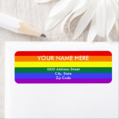 Rainbow Pride Flag Etiket (Insitu)