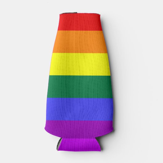 Rainbow Pride Flag Flesjeskoeler (Voorkant)